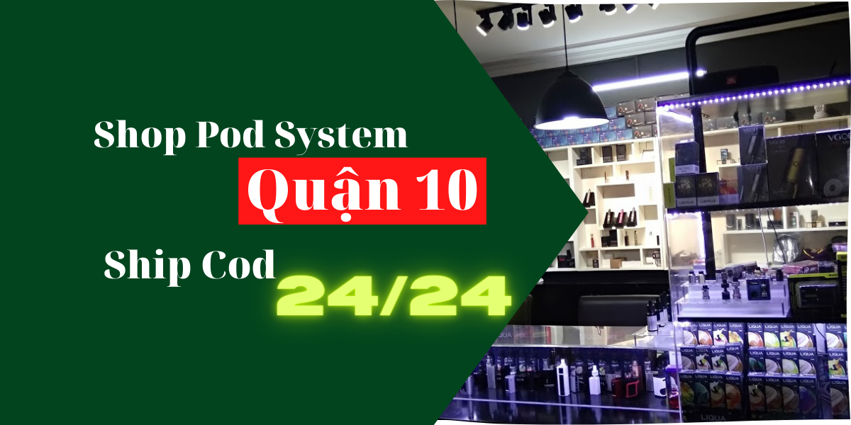 Nic-Pod System Shop] Vape Pod, Juice Pod, OCC Coil, IQOS tại Quận 10