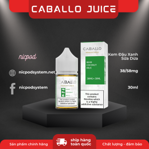 Caballo Juice Dau Xanh Cot Dua 1
