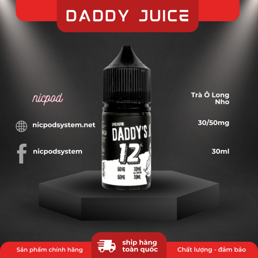 Daddy Juice No 12 Nho OLong