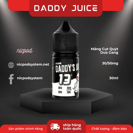 Daddy Juice No 13 Mang Cut Quyt Dua Gang