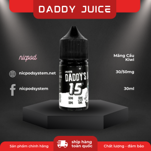 Daddy’s Juice no 2 Xoài Chanh 30-50mg 5 Daddy Juice No 15 Mang Cau Kiwi