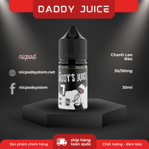 Daddy’s Juice no 2 Xoài Chanh 30-50mg 13 Daddy Juice No 7 Dao Chanh Leo