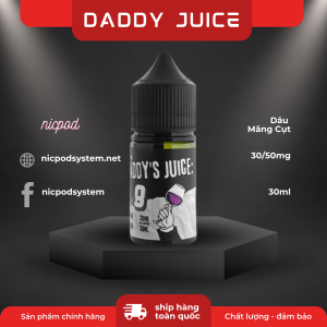 Daddy’s Juice no 2 Xoài Chanh 30-50mg 12 Daddy Juice No 8 Dau mang cut