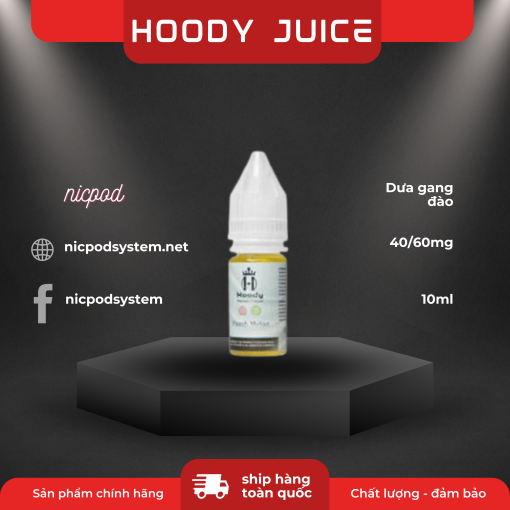 Hoody juice Dao dua gang