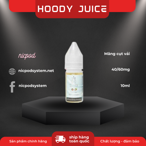 Hoody juice mang cut vai