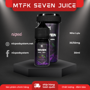 MTFK SEVEN Juice Táo Bạc Hà 35-55mg 6 MTFK SEVEN Nho Luu