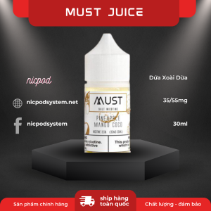 MUST Juice Khế Chanh 35-55mg 6 Must Juice Dua xoai dua