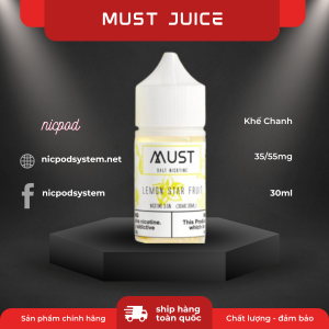 MUST Juice Khế Chanh 35-55mg 5 Must Juice Khe Chanh