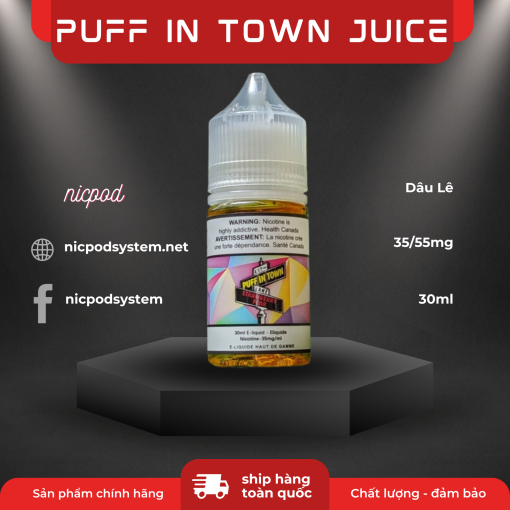 Puff in town juice Dau Le