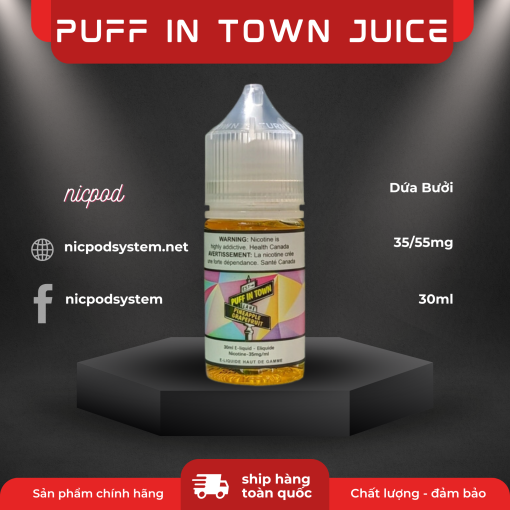 Puff in town juice Dua buoi