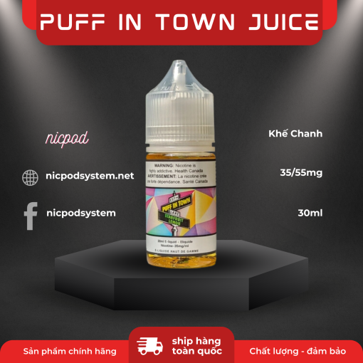 Puff in town juice Khe Chanh