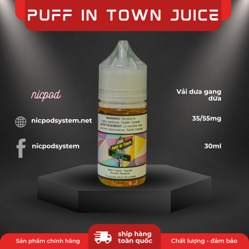 Puff in town juice Vai dua gang dua