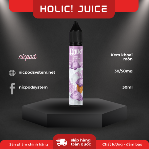 Holic! Juice Kem Khoai Môn Lạnh 30-50mg 4 holic khoai mon